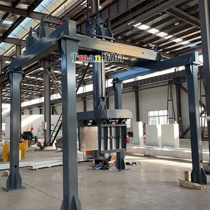 Two axis gantry robot for ton bag handling